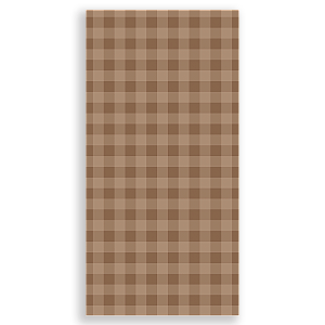 Faixa Lateral Sublimado - Fundo Xadrez Marrom
