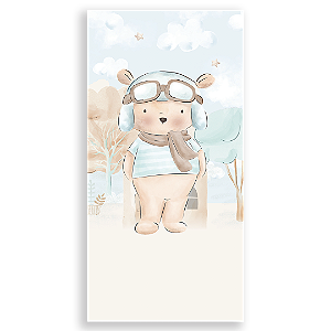 Faixa Lateral Sublimado - Ursinho Aviador