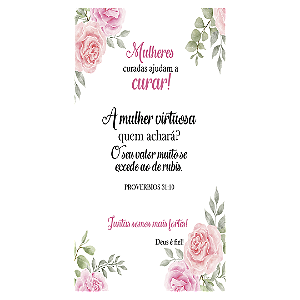 Faixa Lateral Sublimado - Dia Da Mulher