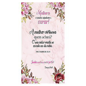 Faixa Lateral Sublimado - Dia Da Mulher