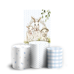 Faixa Lateral e Trio Cilindro Sublimado - Pascoa