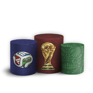 Trio Cilindro Sublimado - Copa Do Mundo