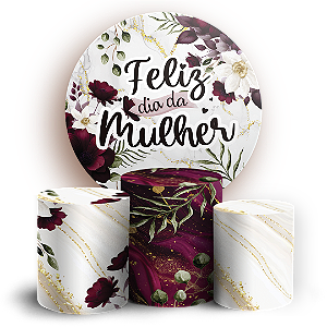 KIT Redondo e Trio Sublimado - Dia Da Mulher