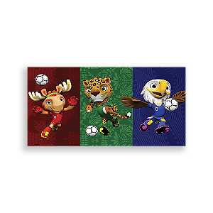 Painel Retangular Sublimado - Copa Do Mundo
