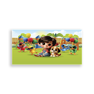 Painel Retangular Sublimado - Patinhos