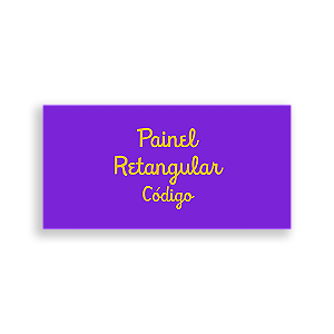 Painel Retangular - Codigo