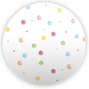 Mini Painel Sublimado - Bolinhas