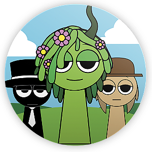 Mini Painel Sublimado - Sprunki