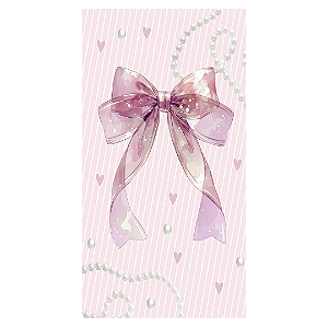 Faixa Lateral Sublimado - Laços Rosa