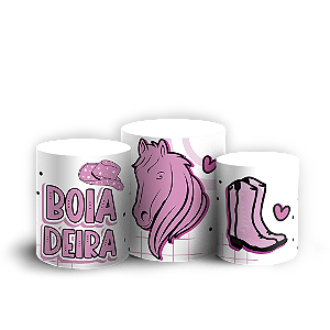 Trio Cilindro Sublimado Vest Facil - Boiadeira