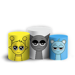 Trio Cilindro Sublimado Vest Facil - Sprunki