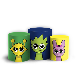 Trio Cilindro Sublimado Vest Facil - Sprunki