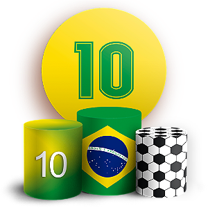 KIT Redondo e Trio Sublimado - Copa do Mundo