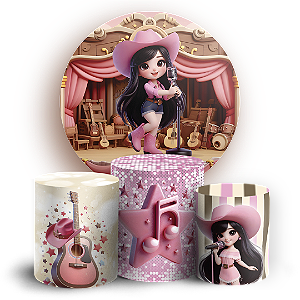 KIT Redondo e Trio Sublimado - Boiadeira