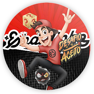 Capa Painel Redondo Sublimado - Enaldinho