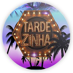 Capa Painel Redondo Sublimado - Tardezinha