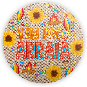 Capa Mini Painel Sublimado - Festa Junina