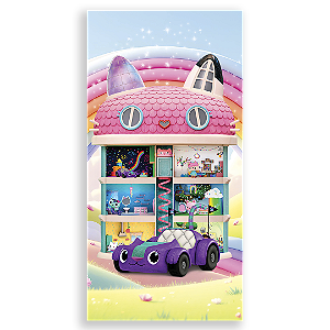 Capa Faixa Lateral Sublimado - Casa Mágica da Gabby