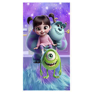 Capa Faixa Lateral Sublimado - Monstros Sa