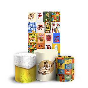 Capas Faixa Lateral e Trio Cilindro Sublimado Vest Facil - Boteco Zeca