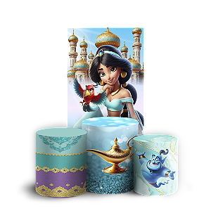 Capas Faixa Lateral e Trio Cilindro Sublimado Vest Facil - Jasmine