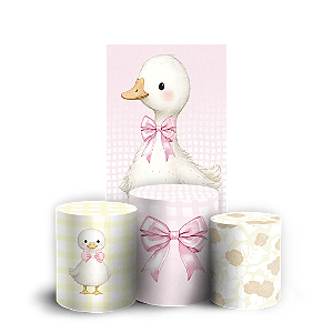 Capas Faixa Lateral e Trio Cilindro Sublimado Vest Facil - Patinhos