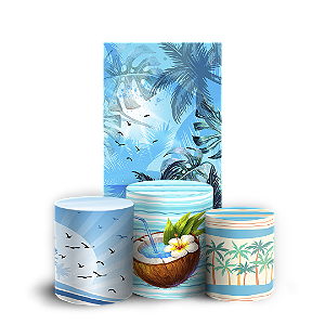 Capas Faixa Lateral e Trio Cilindro Sublimado Vest Facil - Tardezinha