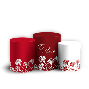 Capas Trio Cilindro Sublimado Vest Facil - Dia das Mães