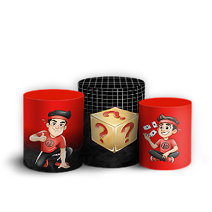 Capas Trio Cilindro Sublimado Vest Facil - Enaldinho