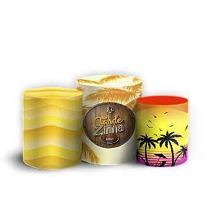 Capas Trio Cilindro Sublimado Vest Facil - Tardezinha