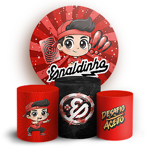 Capas Painel Redondo e Trio Cilindro Sublimado - Enaldinho