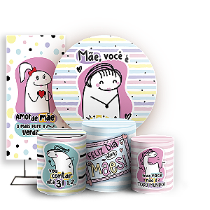 Capas Painel Redondo Trio Cilindro e Faixa Lateral Sublimado - Mãe