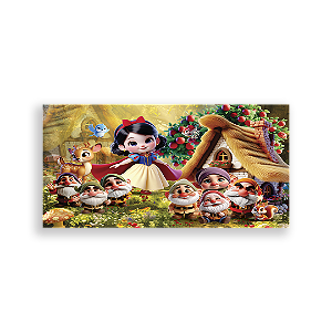Capa Painel Retangular Sublimado - Branca de Neve