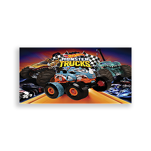 Capa Painel Retangular Sublimado - Hot Wheels