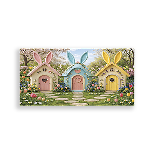 Capa Painel Retangular Sublimado - Páscoa