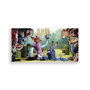 Capa Painel Retangular Sublimado - Zootopia