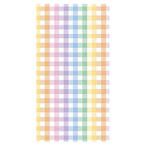 Faixa Lateral Sublimado 3D - Cores Colorido Arco Iris Xadrez