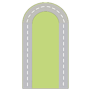 Faixa Lateral Sublimado 3D - Cores Corrida