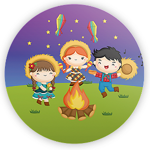 Mini Painel Sublimado - Festa Junina