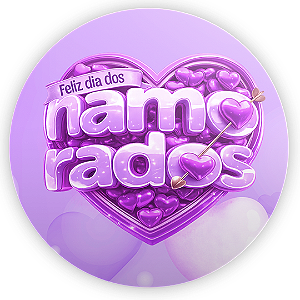 Mini Painel Sublimado - Dia Dos Namorados