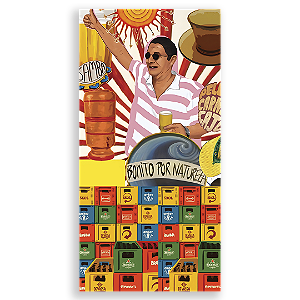 Capa Faixa Lateral Sublimado - Brasilidade