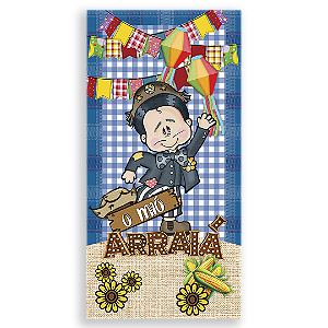 Capa Faixa Lateral Sublimado - Festa Junina