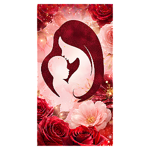 Capa Faixa Lateral Sublimado - Dia Das Mães