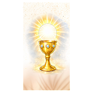 Capa Faixa Lateral Sublimado - Eucaristia