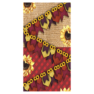 Capa Faixa Lateral Sublimado - Festa Junina