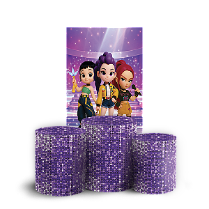 Capas Faixa Lateral e Trio Cilindro Sublimado Vest Facil - K-Pop