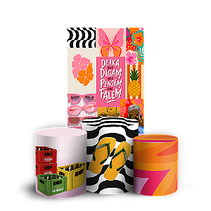 Capas Faixa Lateral e Trio Cilindro Sublimado Vest Facil - Brasilidade