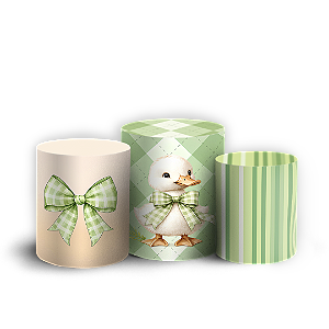 Capas Trio Cilindro Sublimado Vest Facil - Ganso