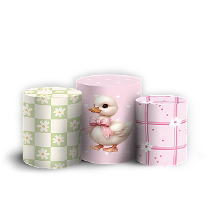 Capas Trio Cilindro Sublimado Vest Facil - Ganso