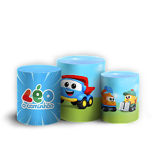 Capas Trio Cilindro Sublimado Vest Facil - Leo O Caminhão